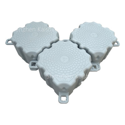 Stable Platform Modular Floating Dock with Non-slip Surface and Customizable Colors