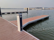 Marine Durable Aluminum Floating Dock Waterproof WPC Decking Finger Dock