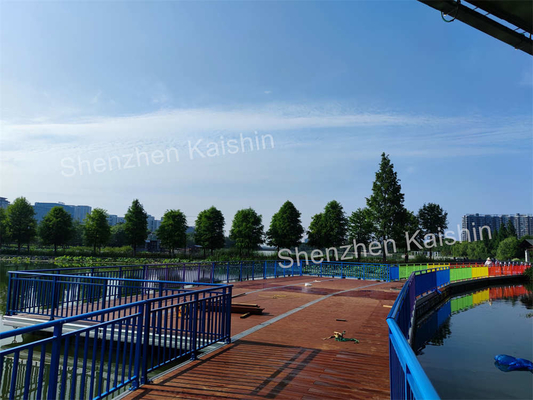 Marine Stable Movable Boating Float Pontoon Aluminum Floating Dock For Jetty