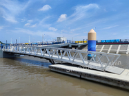 Safe Marine Aluminum Gangways Floating Dock Ramp Floating Platform