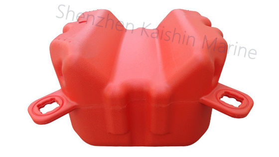 Customizable Modular Floating Dock Cube with 350 Kg Load Capacity and Non-slip Textured Surface for Marina Floating Structures