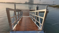 Marine Aluminum Alloy Floating Pontoon Platforms Finger Floating Dock Pile Guide