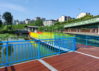 Marina Floating Dock Aluminum Gangways WPC / Plastic / Wood Deck Customized